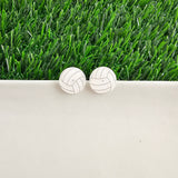 Glitter Volleyball Studs