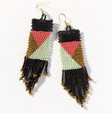 Geo Pattern Earrings by INK+ALLOY