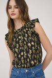 Floral Ruffle Top