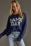 Navy Game Day Sweater