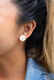 Glitter Volleyball Studs