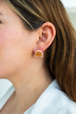 Betty Studs - Rose Quartz