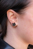 Cat Studs - Black // Jewelry, Earrings, Halloween