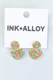 Confetti Half Circle Earrings by INK+ALLOY