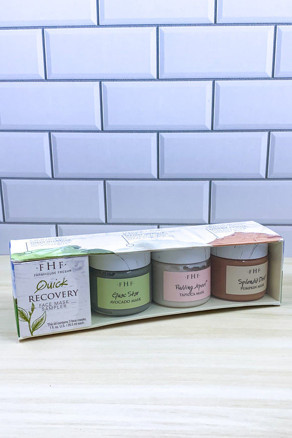 Quick Recovery Face Mask Set by Farmhouse Fresh