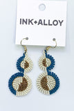Double Circle Earrings by Ink + Alloy