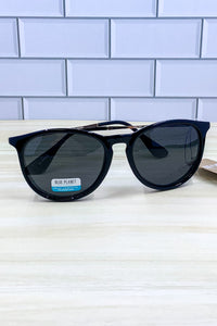 Kelsea - Onyx / Gold /Smoke Polarized Lens