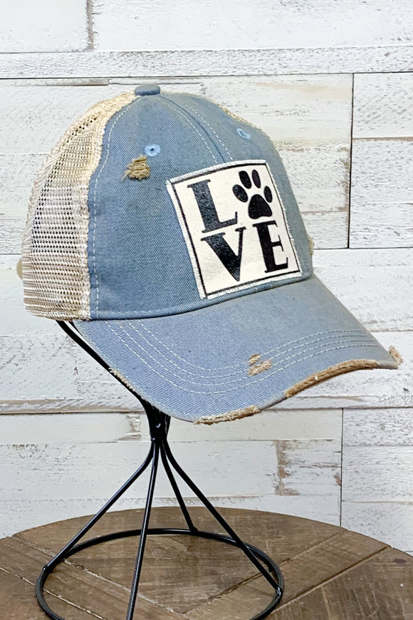 Love (paw) Trucker Hat