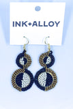 Double Circle Earrings by Ink + Alloy