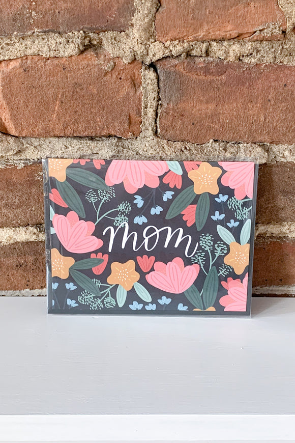Mom Folk Florals Card