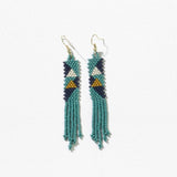 Triangle Petite Fringe Earring by INK+ALLOY