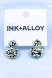 Confetti Half Circle Earrings by INK+ALLOY