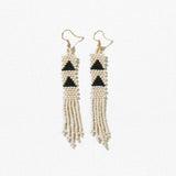 Triangle Petite Fringe Earring by INK+ALLOY