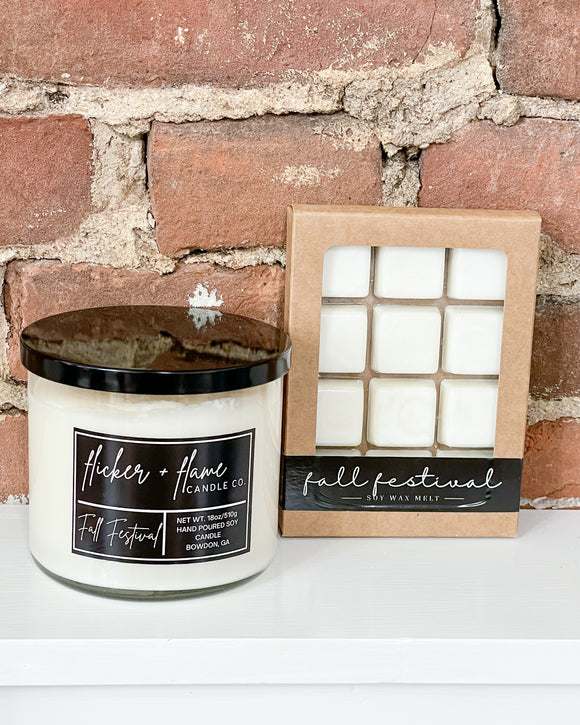 Fall Festival Candles by Flicker + Flame Candle Co.